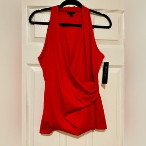 New Stylish Large Red Blouse Designed By Edward Wilkerson